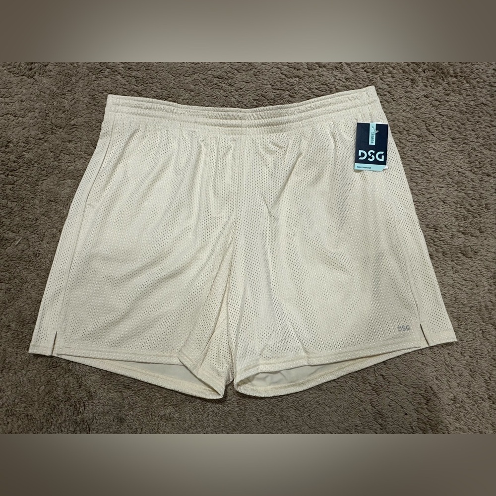DSG Light Cream Athletic Shorts G-4